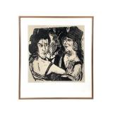 Max Beckmann Woodcut Eden Bar 1923 Signed