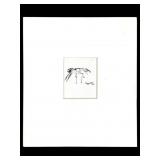 Rudy Pozzatti Ant / Insect 1964 Mini Ink Drawing