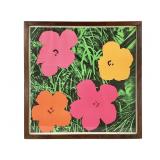 Andy Warhol 1964 Flowers Lithograph Signed