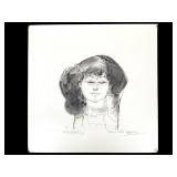 Mauricio Lasansky Study of Girl 1991 AP Signed