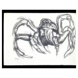 Rudy Pozzatti Spider Ink on Paper, 1964