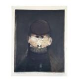 Mauricio Lasansky Portrait of Artist 1961 Signed