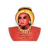 African Trade Clothing Hanger Folk Art Nana Elvis