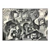 William Itter Painting on Canvas 64" x 93"