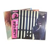 3 Vinyl Records David Bowie Japanese Print