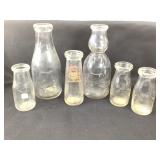 Milk - 6 Bloomington Indiana Milk Bottles