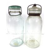 Jars - 1 Ant. Globe Pat 1886 1 Vtg Lightning Jar