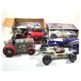 Ezra Brooks & Sippin Whiskey Vehicle Decanters