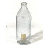 Vtg. FireKing Heat Proof Baby Bottle - Aqua