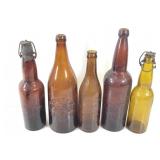 Beer - 5 Pints & Qts Embossed Foster Tengen