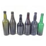 Soda & Beer - 6 Green & Amber Schlitz Emerald