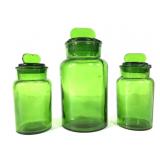 Apothecary - 3 - Emerald Green Ground Stoppers