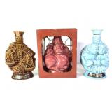 3 Rare Antique KY Bourbon Zodiac Decanters