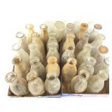Milk - 29 Dirty Embossed Milk Bottles Mostly NY