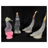 Avon Mermaid Sea Horse & Dolphin Bottles