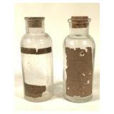 Apothecary - 2 - 7.5" Bottles w/Labels