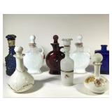 Decanters - Cobalt Eagle, Milk & Opalescent Glass