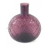 Liquor - Ant. Purple Clevenger Bottle (Very Good)