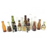 Liquor - 16 Miniature Bottles Some W/Labels
