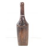Vtg. 9" All Wooden Bottle