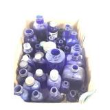 45 Vtg & Ant Cobalt Bottles