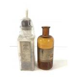 Apothecary - 2 Antique Bottles w/Labels Salem IN