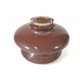 Insulator - Large Brown Ceramic