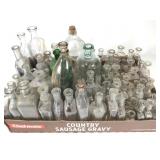 80 - Mixed Cork Top Bottles