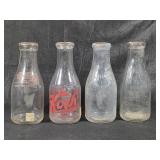 Milk Dairy Qt Bottles Borden East End Koch Himes