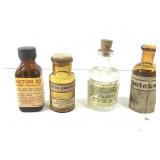 Apothecary - 4 Small Bottles - Labels - Murine