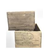 Del Monte & Blenheim Apricot Boxes