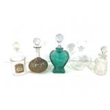 Perfume / Decanters - 2 Lg Perfume 3 Small Decantr