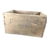 1944 Anheuser Wood 24 Bottle Beer Crate