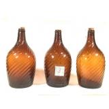 Food - 3 Gal Amber Swirl Vinegar Duraglas