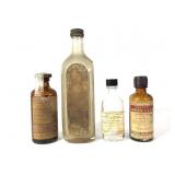 Apothecary - 4 Dr. Peters & Others w/Labels