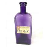 Red Star Drug Store Wood Alcohol Purple Cork Top