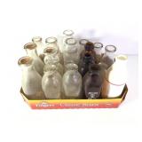 Dairy - 18 Bottles Embossed Cream Tops Inserts