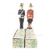 2 Garnier Policeman Decanters Paris & Canada
