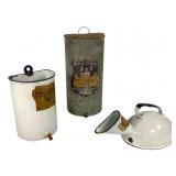 Enamelware Sanitary Products c.1900