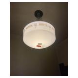 Milk Glass Fitter Hanging Hall Lamp