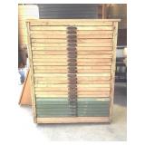 25 Dwr Wooden Flat File Chest