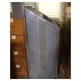 LudLow Metal Slant Drawer Flat File Cabinet