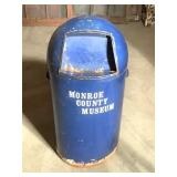 Monroe County Museum Trash Can
