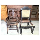 Eastlake and Victorian Carved Wood Chairs 4 Repair