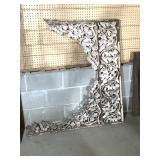 Floral Cast Iron Arch Assembly (2 pcs)