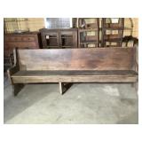 Early Pine Church Pew