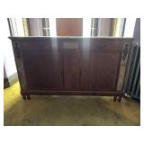 Fine Neoclassical Antique Cabinet w Stone Top