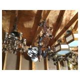 13 Chandelier Fixtures & Parts