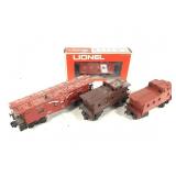 4x Lionel O-Gauge Cabooses