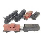 Lionel & Marx Steam Engines, Tenders, Cabooses +